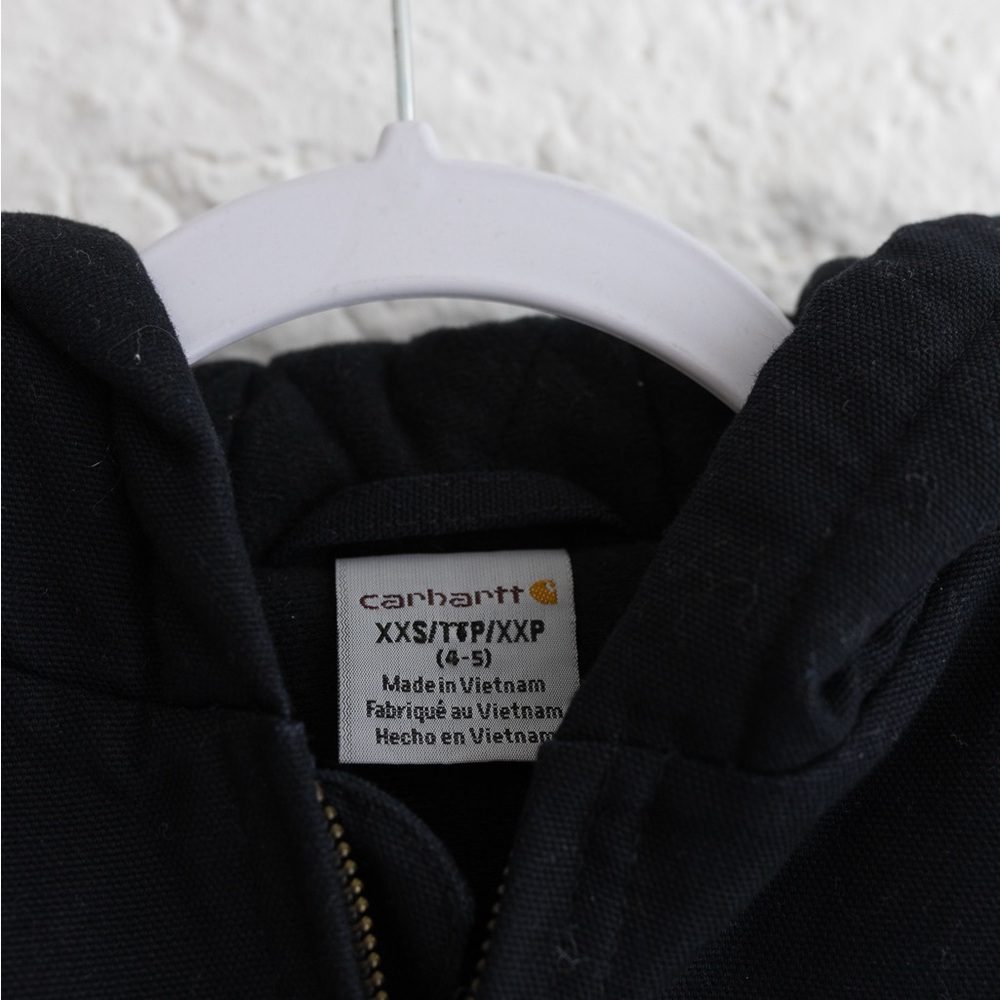 Carhartt Kids Black Hoodie - XXS (4-5) - Picture 3 of 7